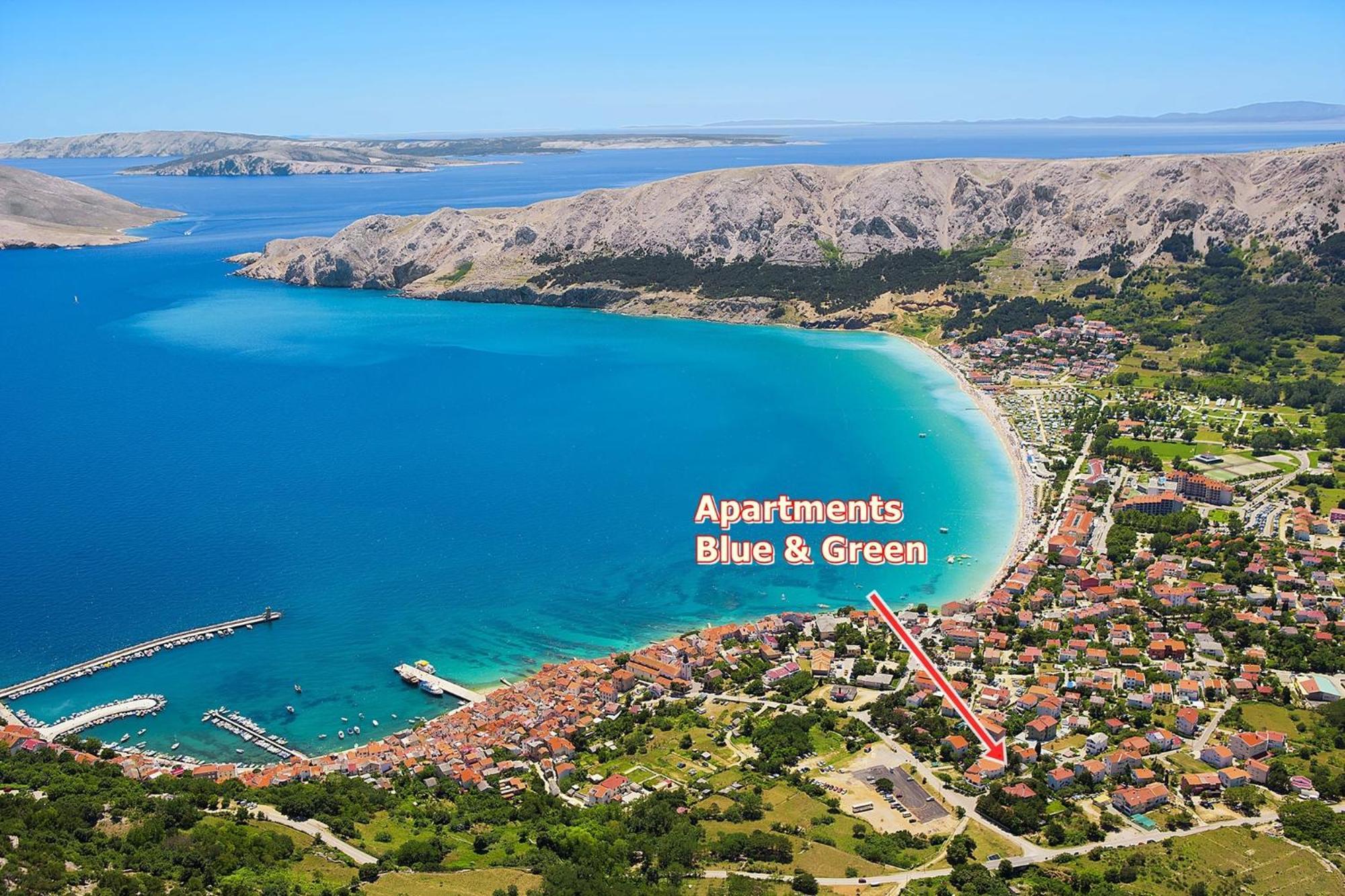 Apartments Blue And Green With Balcony Baška Extérieur photo
